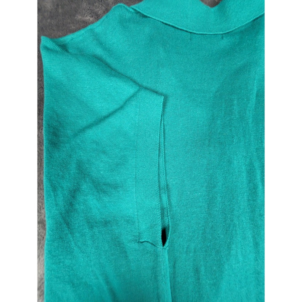 Banana Republic Cotton Linen‎ Blend Johnny Collar Knot  Green Oversized XL/XXL - Picture 6 of 9